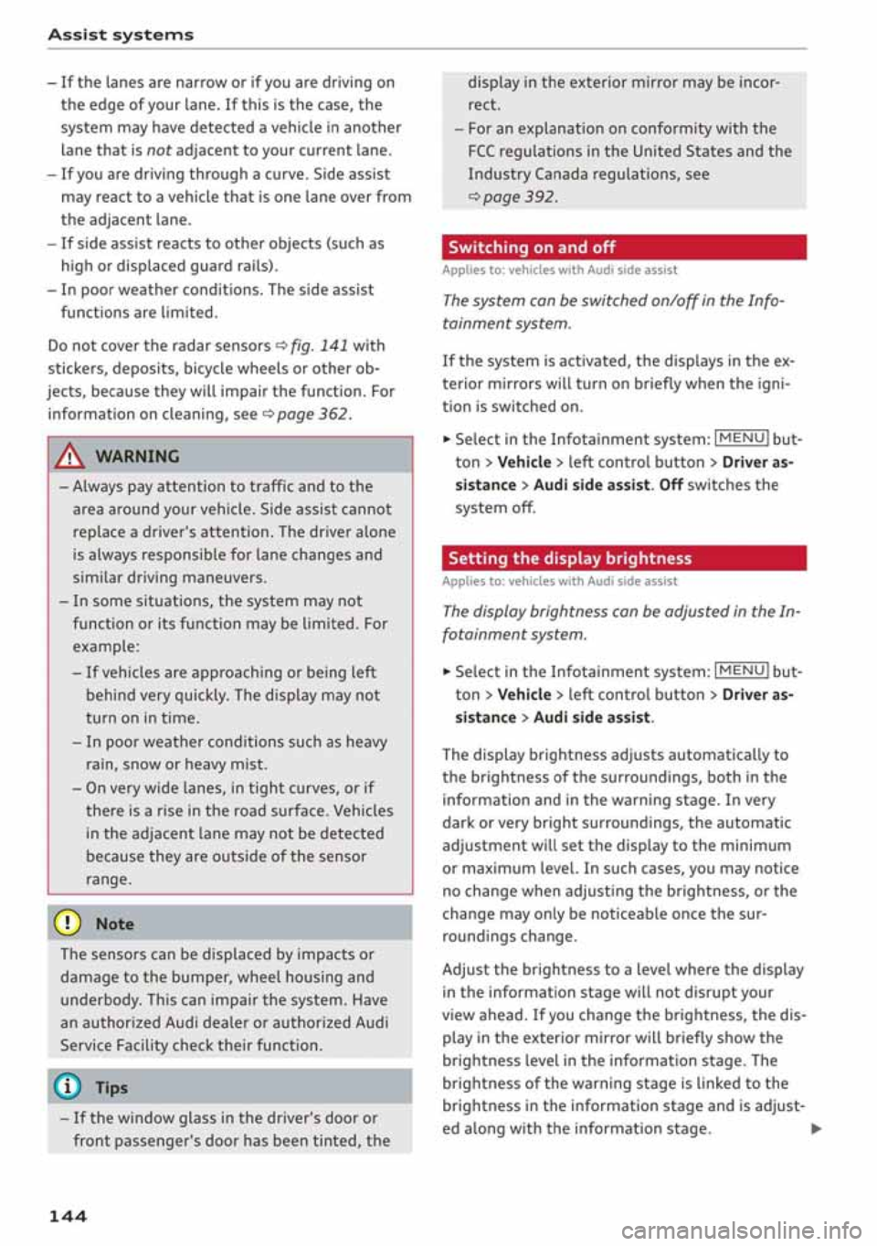 AUDI A3 SEDAN 2019  Owners Manual 