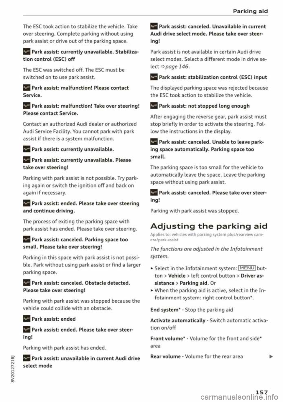 AUDI A3 SEDAN 2019  Owners Manual 