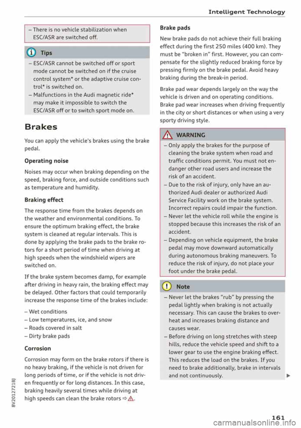 AUDI A3 SEDAN 2019  Owners Manual 