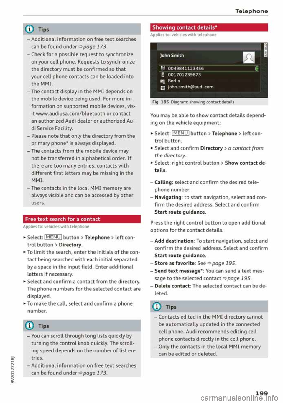 AUDI A3 SEDAN 2019  Owners Manual 