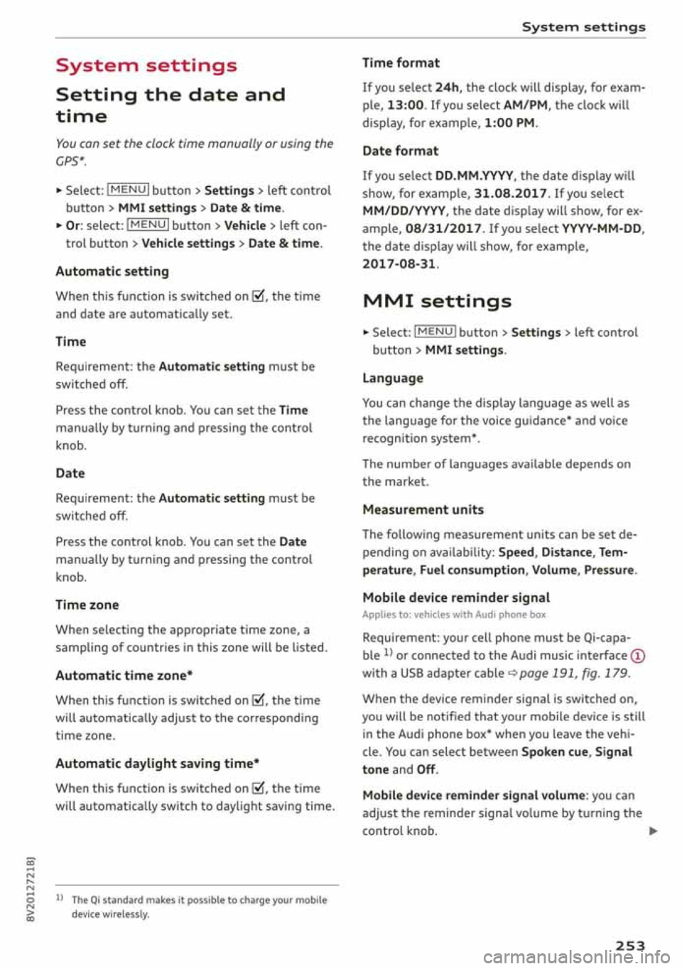 AUDI A3 SEDAN 2019  Owners Manual 