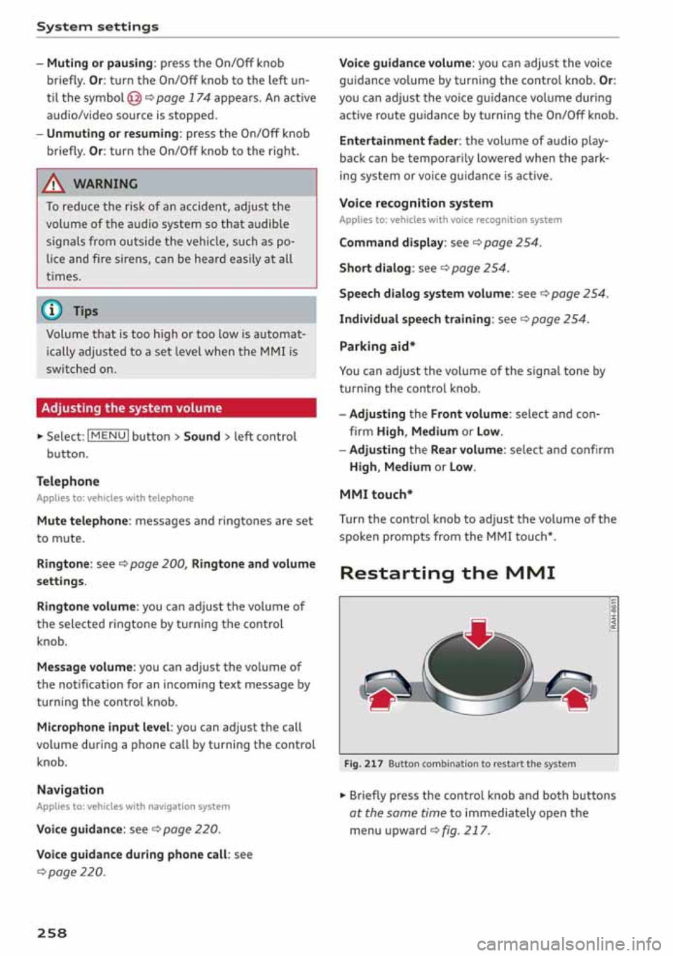 AUDI A3 SEDAN 2019  Owners Manual 