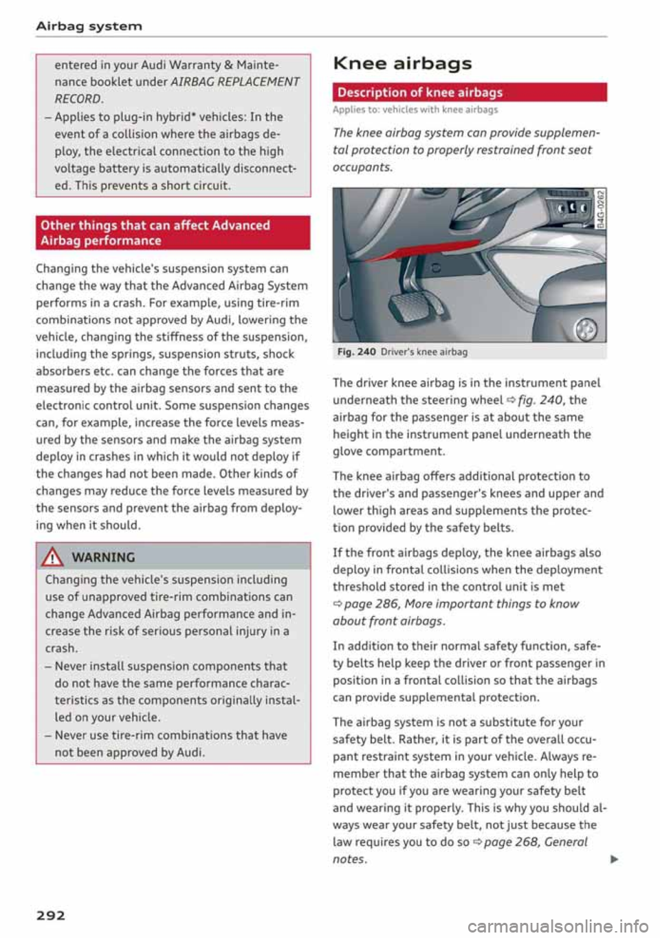 AUDI A3 SEDAN 2019  Owners Manual 
