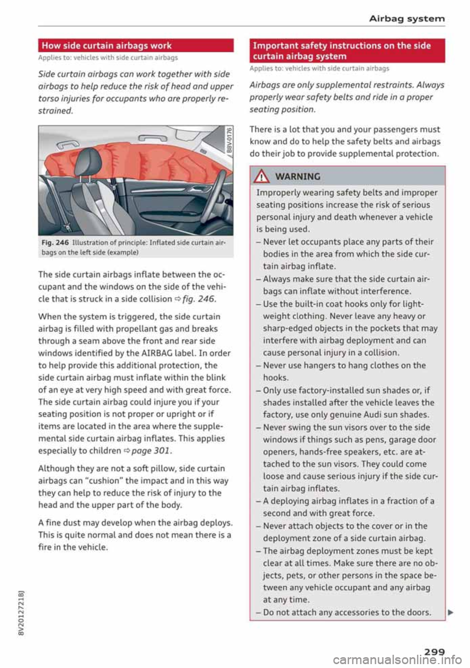 AUDI A3 SEDAN 2019  Owners Manual 