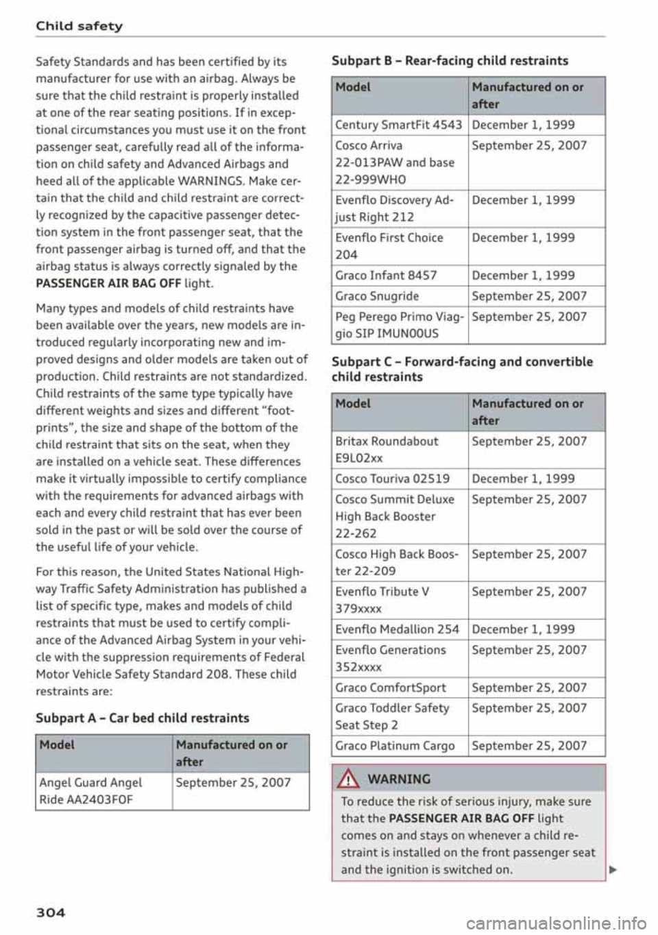 AUDI A3 SEDAN 2019  Owners Manual 