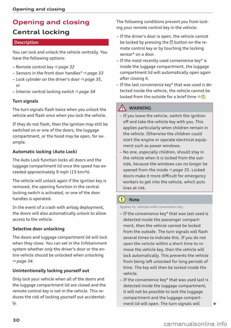 AUDI A3 SEDAN 2019  Owners Manual 