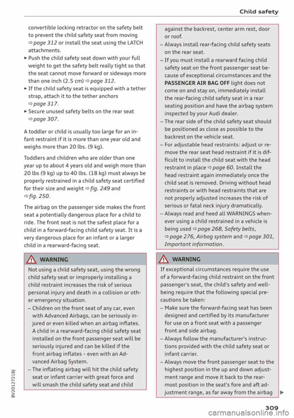 AUDI A3 SEDAN 2019  Owners Manual 