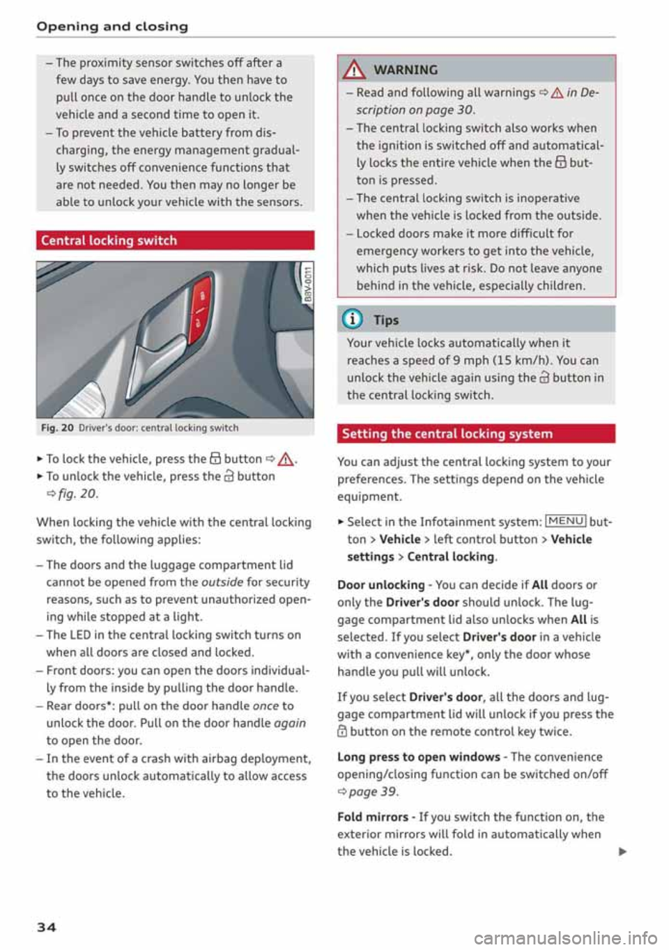 AUDI A3 SEDAN 2019  Owners Manual 