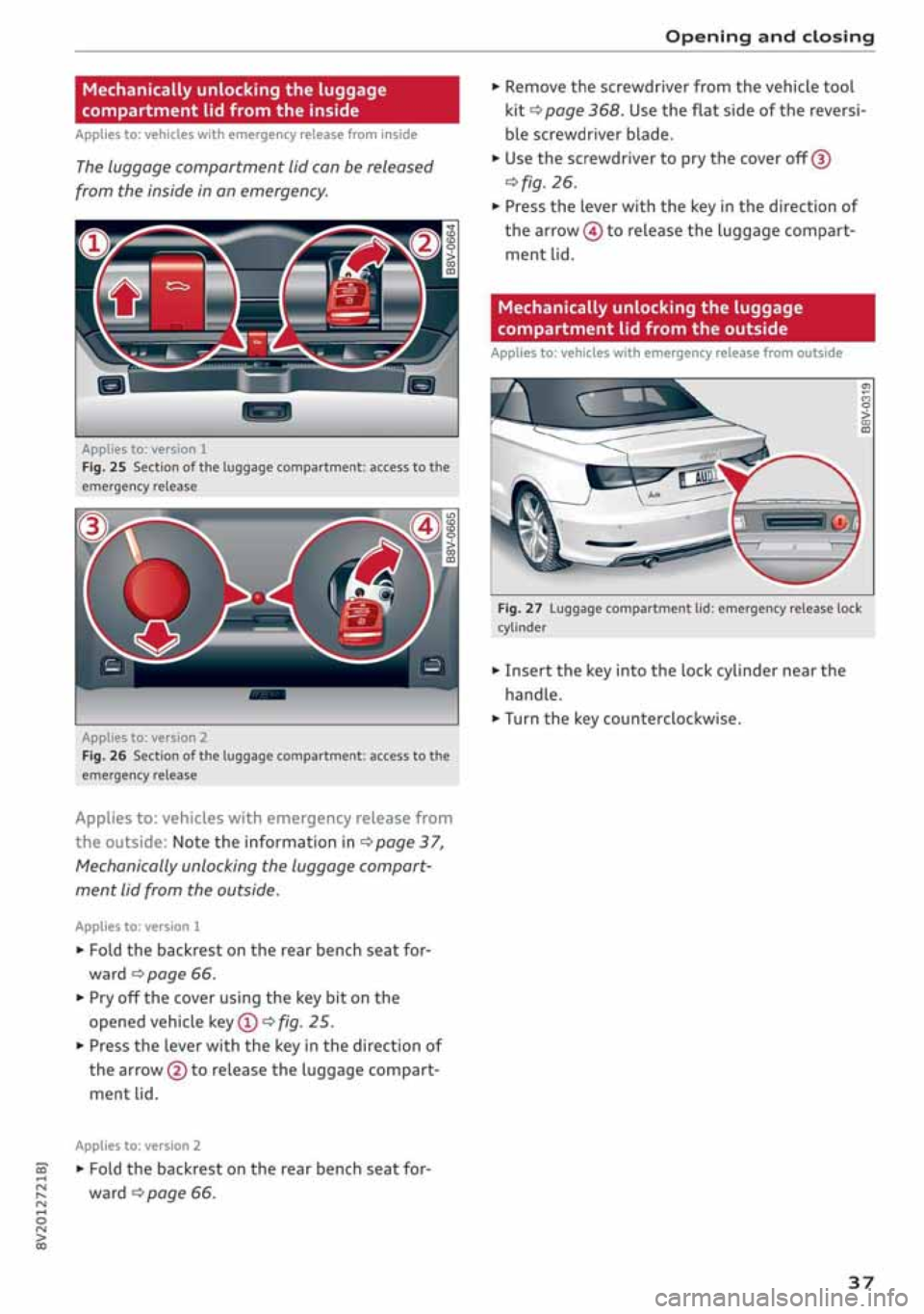 AUDI A3 SEDAN 2019  Owners Manual 