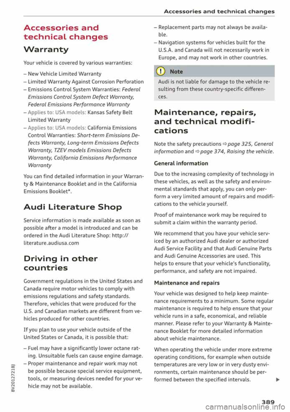 AUDI A3 SEDAN 2019  Owners Manual 