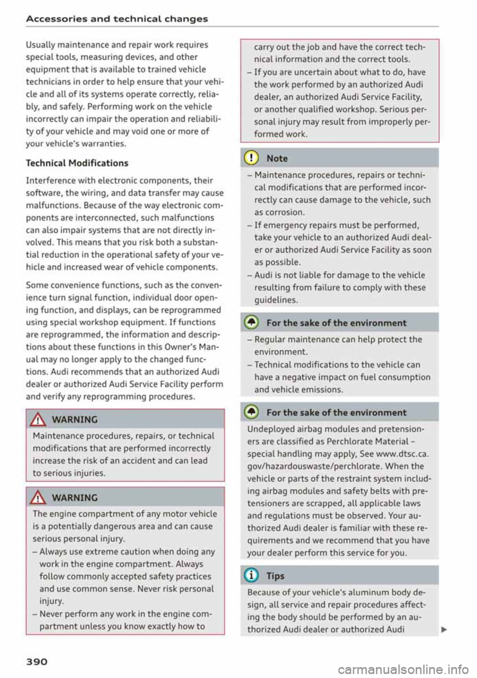 AUDI A3 SEDAN 2019  Owners Manual 
