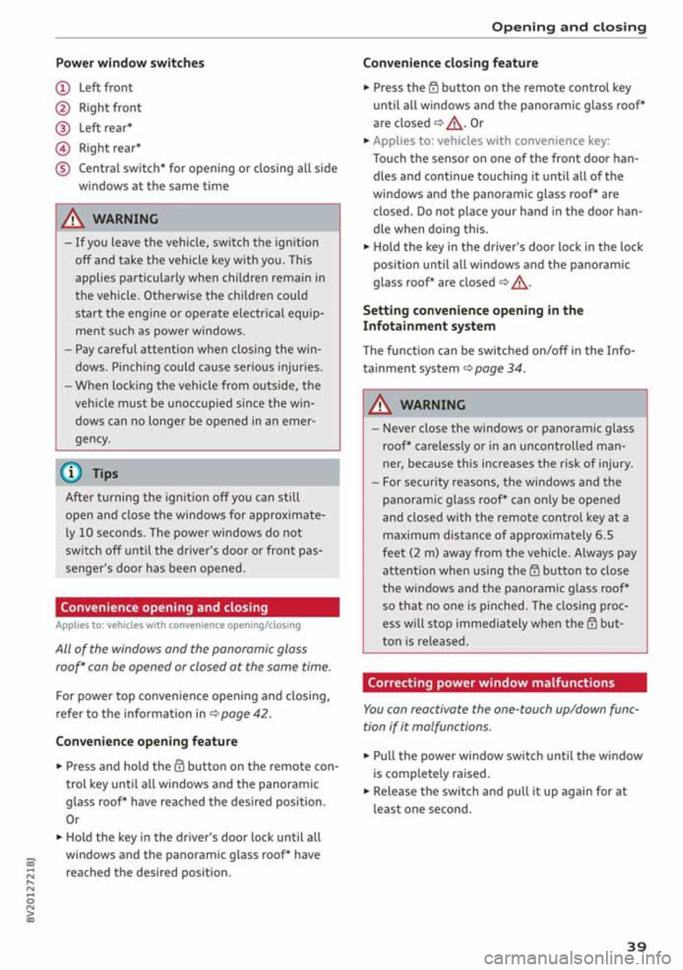 AUDI A3 SEDAN 2019  Owners Manual 