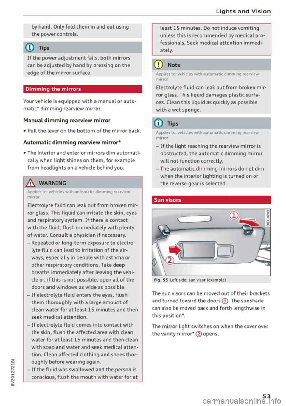 AUDI A3 SEDAN 2019  Owners Manual 
