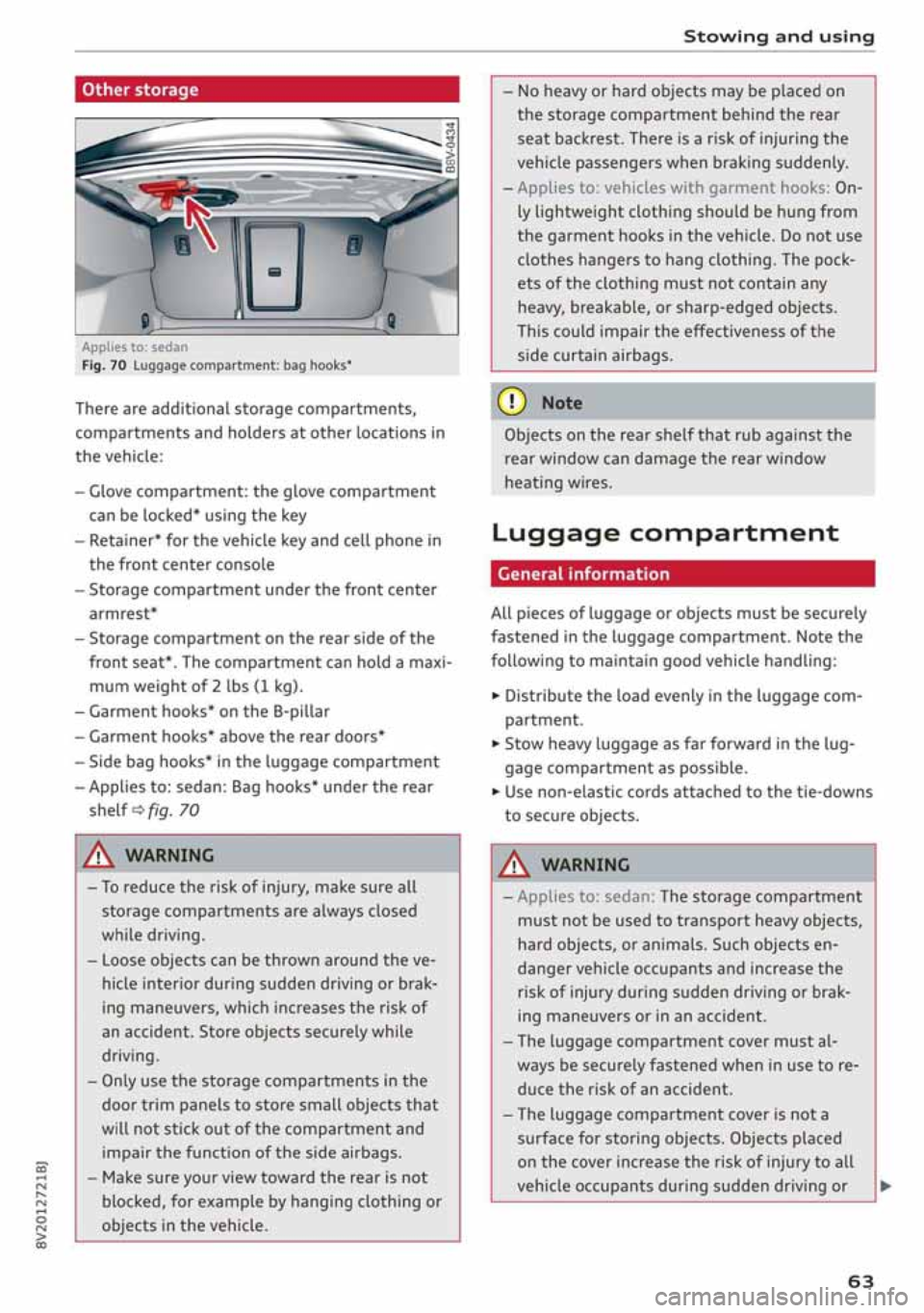 AUDI A3 SEDAN 2019  Owners Manual 