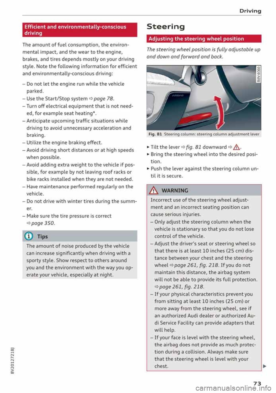 AUDI A3 SEDAN 2019  Owners Manual 