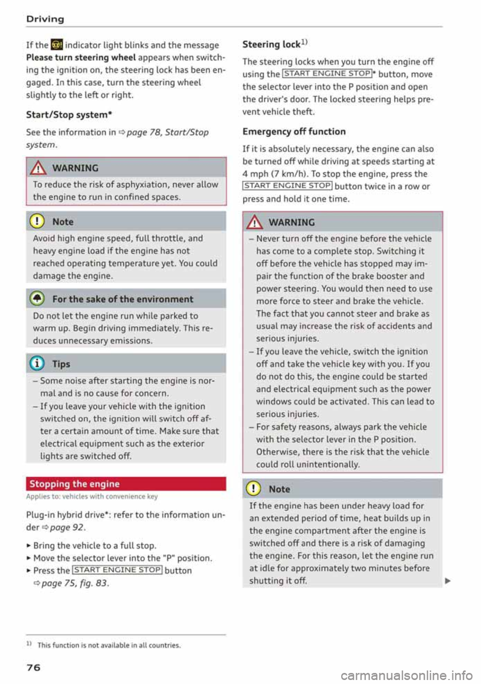 AUDI A3 SEDAN 2019  Owners Manual 