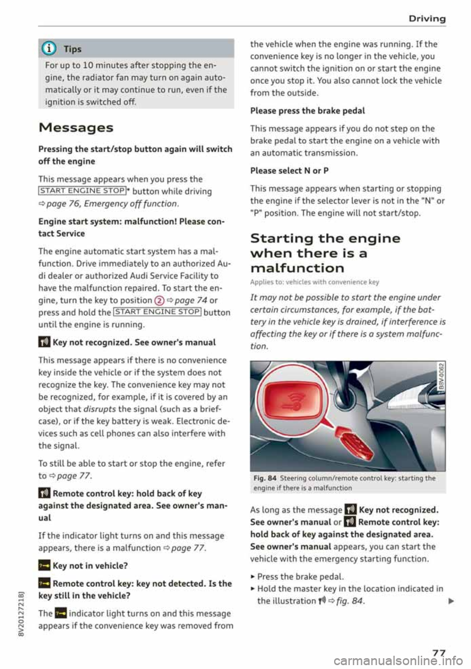 AUDI A3 SEDAN 2019  Owners Manual 
