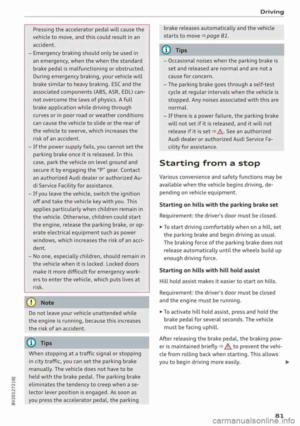 AUDI A3 SEDAN 2019  Owners Manual 