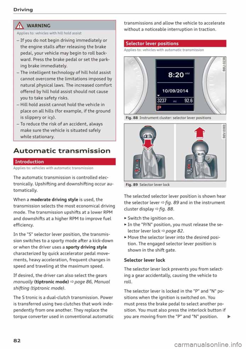 AUDI A3 SEDAN 2019  Owners Manual 
