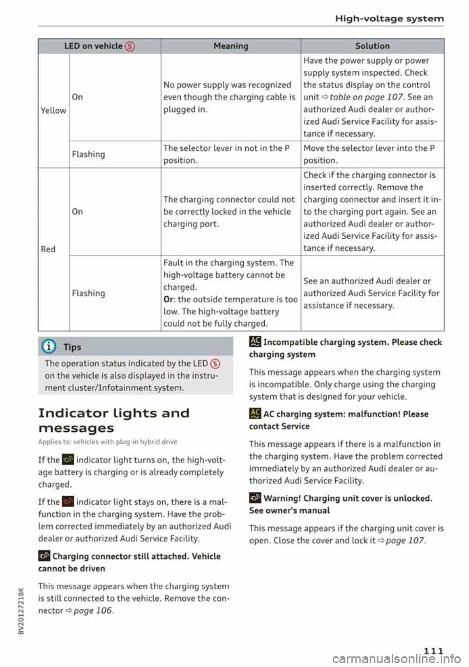 AUDI A3 SEDAN 2020  Owners Manual 