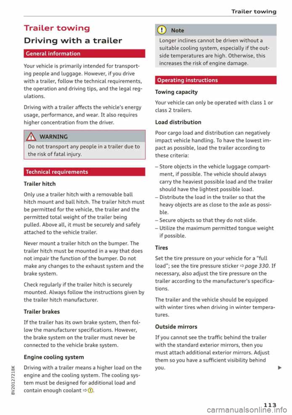 AUDI A3 SEDAN 2020  Owners Manual 