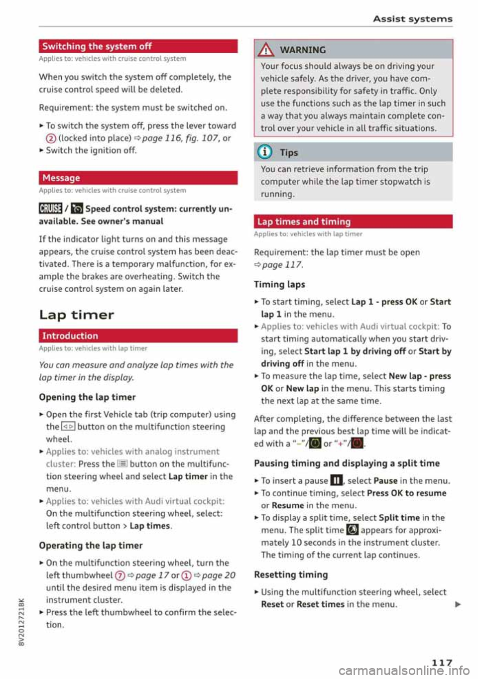 AUDI A3 SEDAN 2020  Owners Manual 