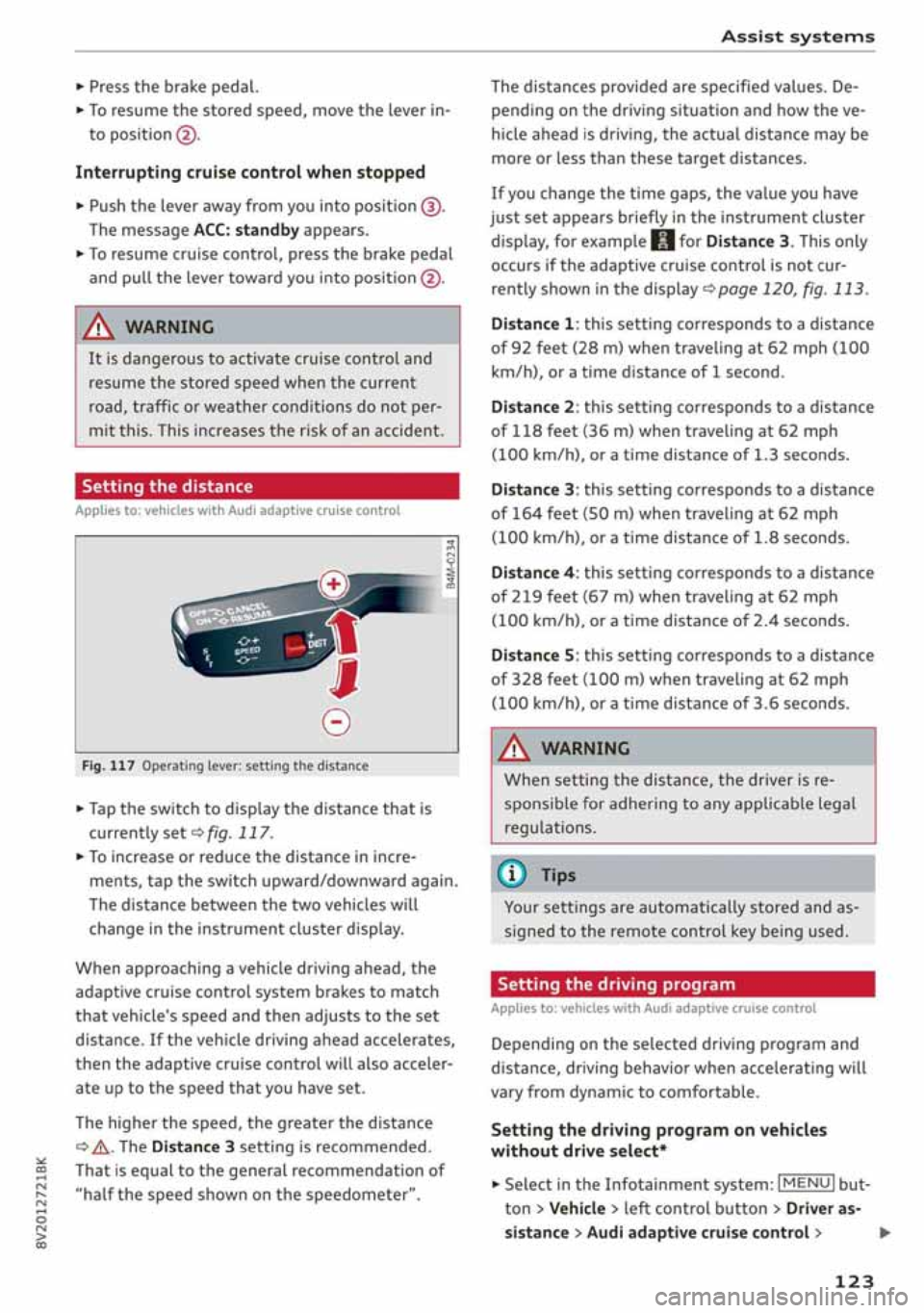 AUDI A3 SEDAN 2020  Owners Manual 