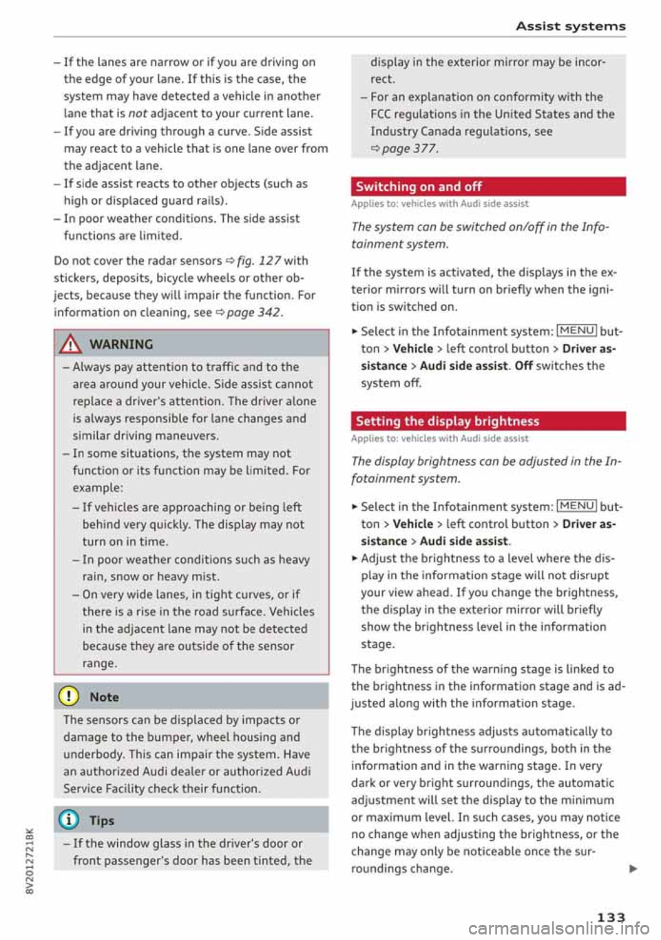 AUDI A3 SEDAN 2020  Owners Manual 