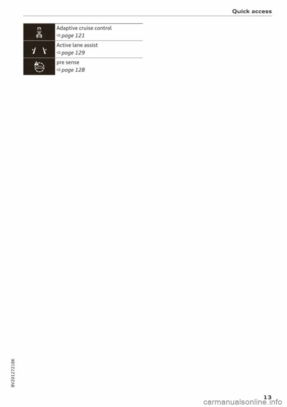 AUDI A3 SEDAN 2020  Owners Manual 