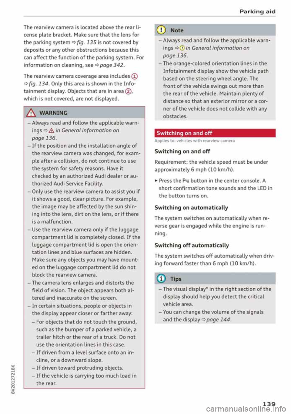 AUDI A3 SEDAN 2020  Owners Manual 