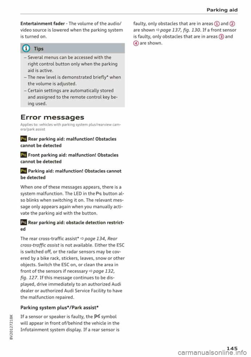 AUDI A3 SEDAN 2020  Owners Manual 