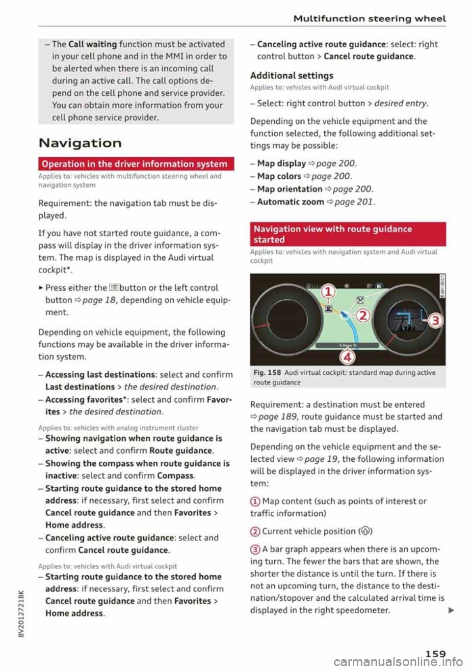 AUDI A3 SEDAN 2020  Owners Manual 