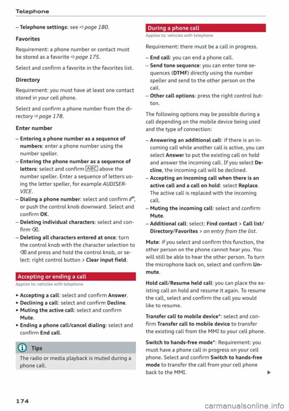 AUDI A3 SEDAN 2020  Owners Manual 