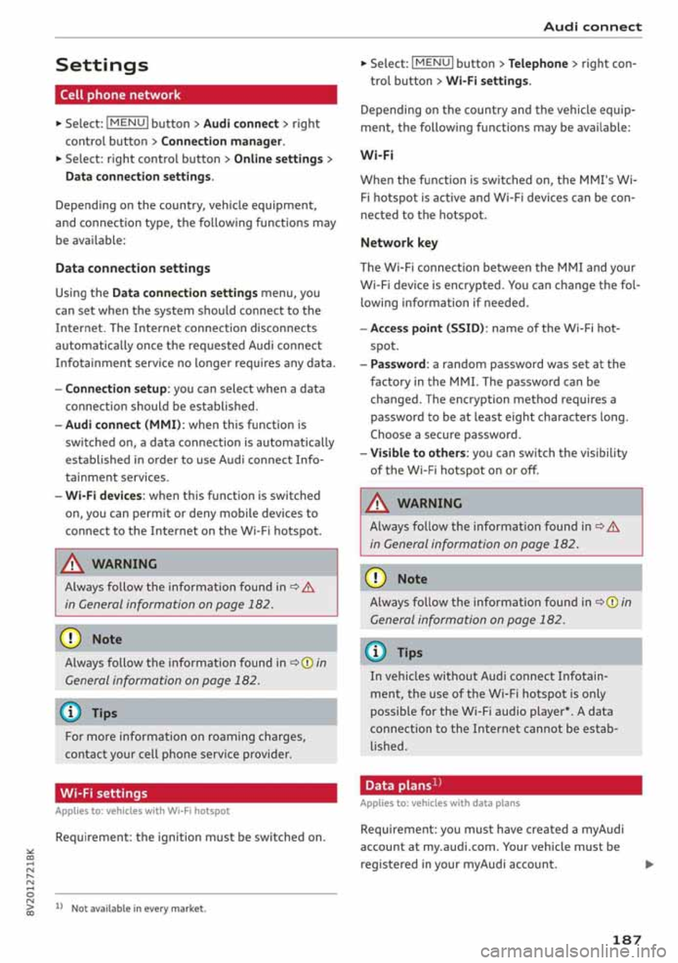 AUDI A3 SEDAN 2020  Owners Manual 
