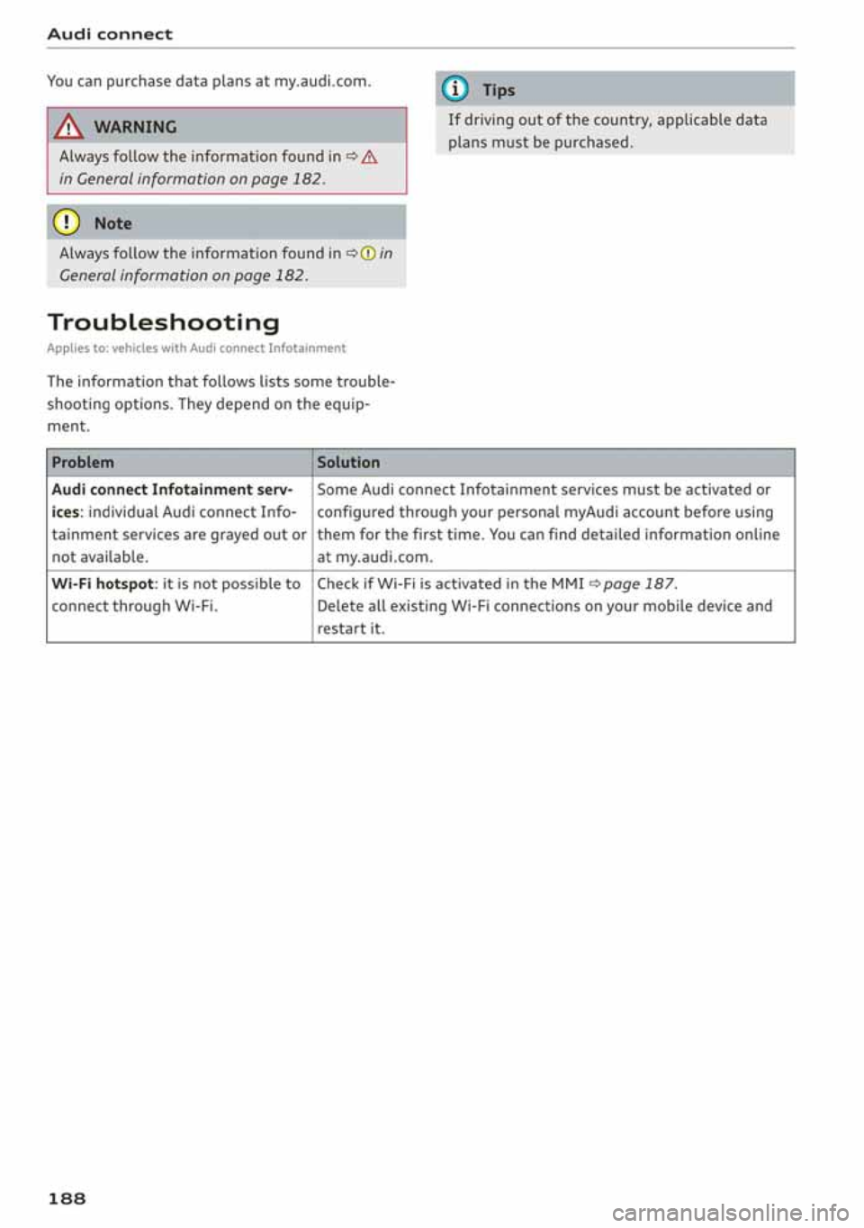AUDI A3 SEDAN 2020  Owners Manual 