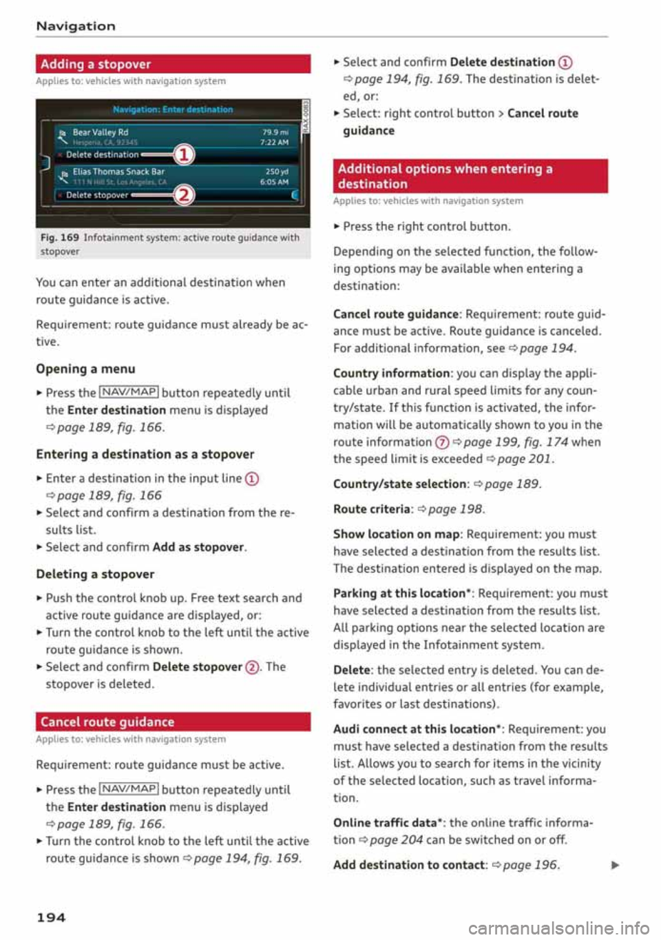 AUDI A3 SEDAN 2020  Owners Manual 