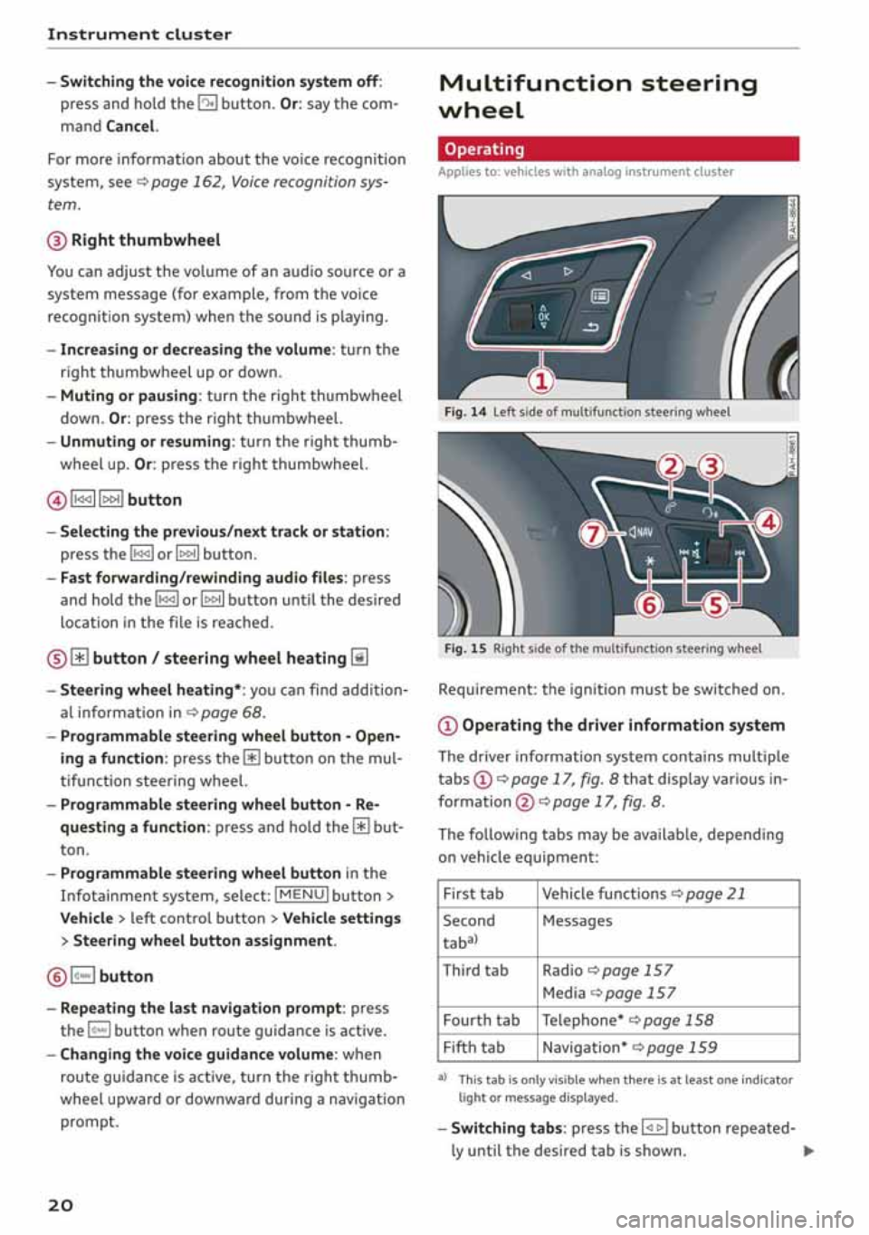 AUDI A3 SEDAN 2020  Owners Manual 