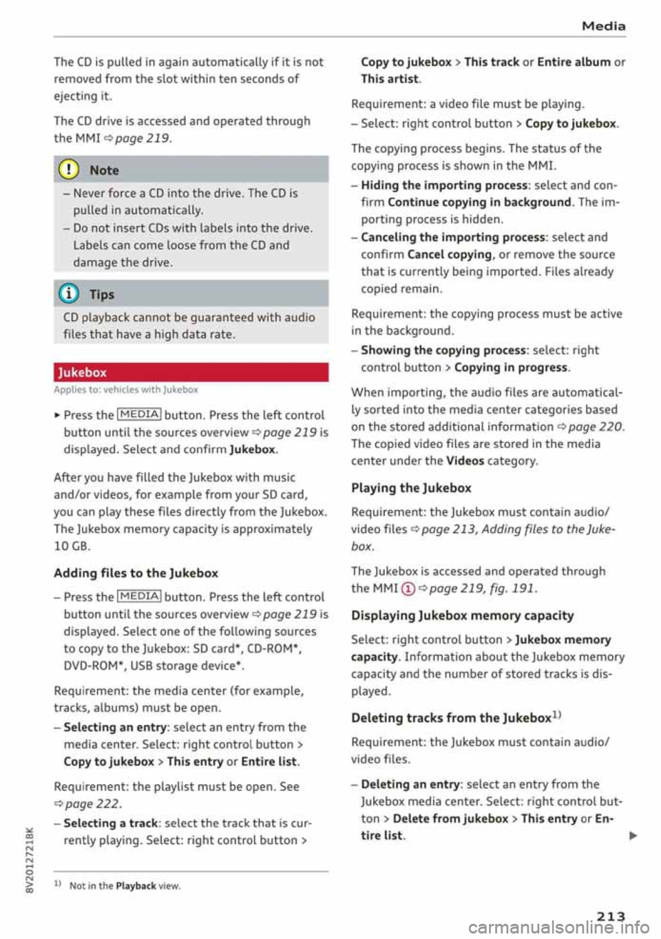 AUDI A3 SEDAN 2020  Owners Manual 