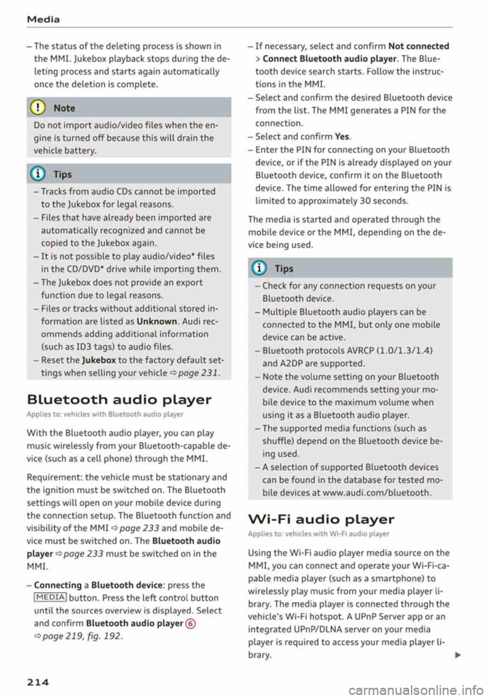 AUDI A3 SEDAN 2020  Owners Manual 