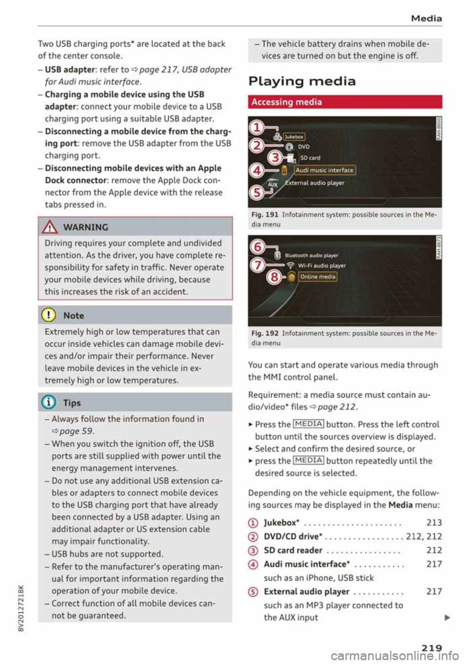 AUDI A3 SEDAN 2020  Owners Manual 