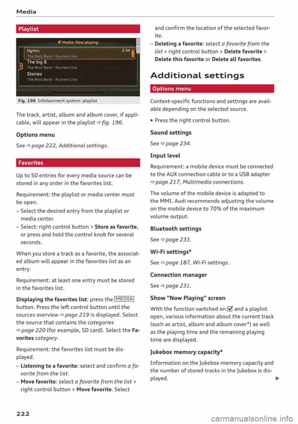 AUDI A3 SEDAN 2020  Owners Manual 