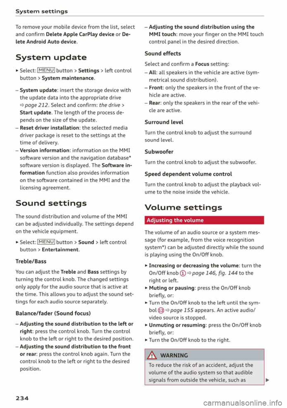AUDI A3 SEDAN 2020  Owners Manual 