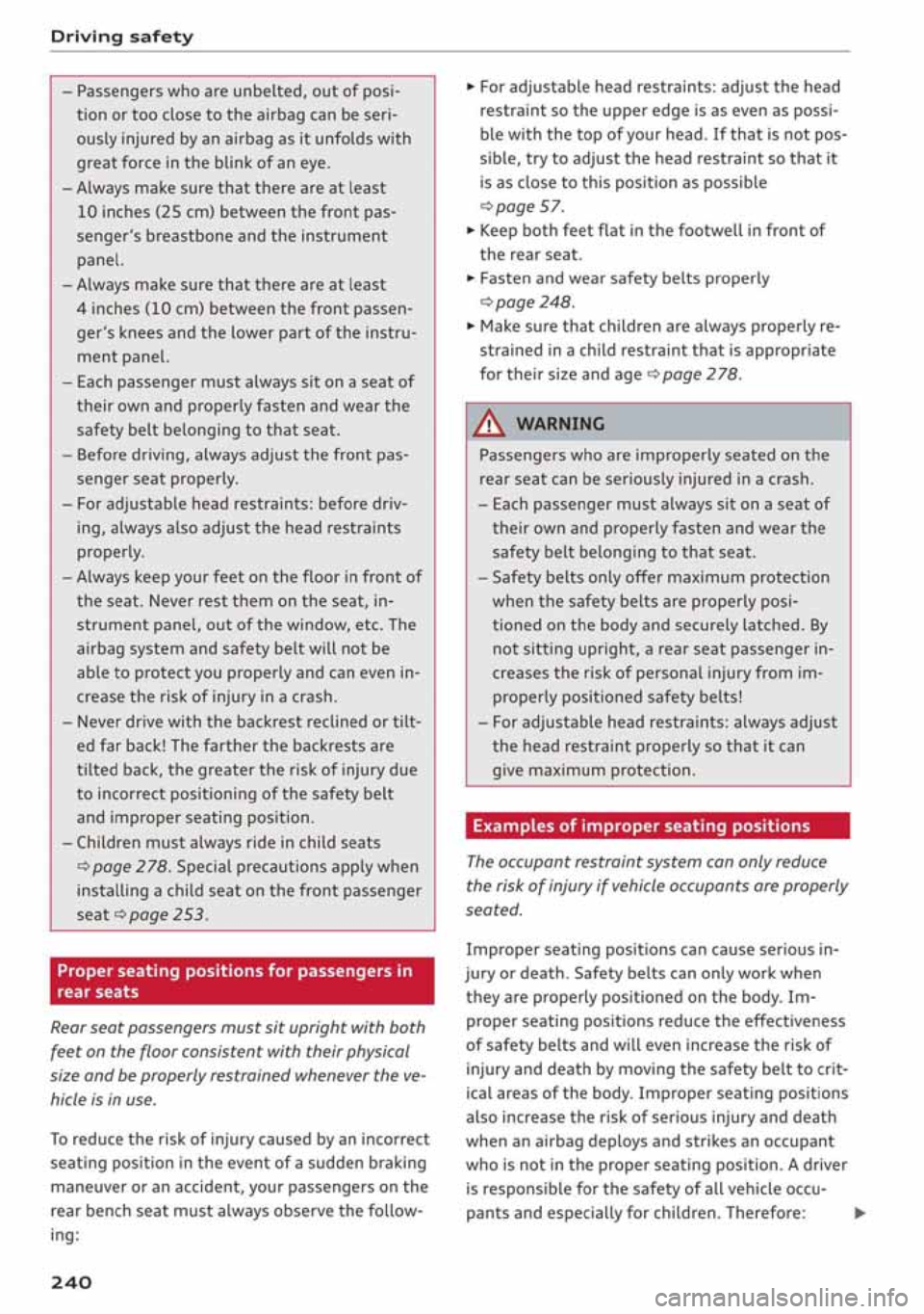 AUDI A3 SEDAN 2020  Owners Manual 