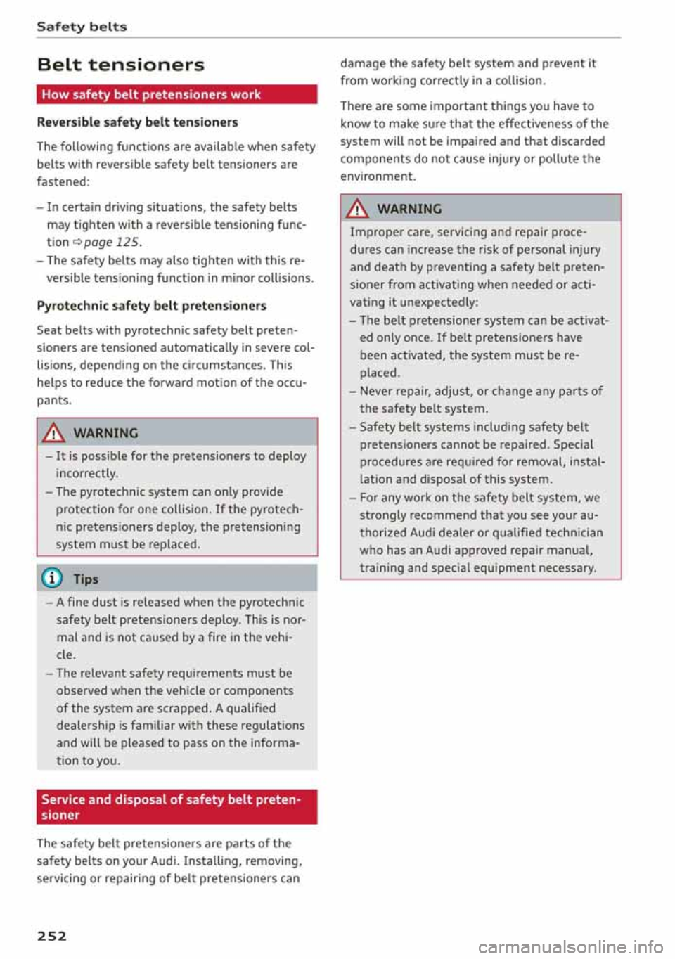 AUDI A3 SEDAN 2020  Owners Manual 