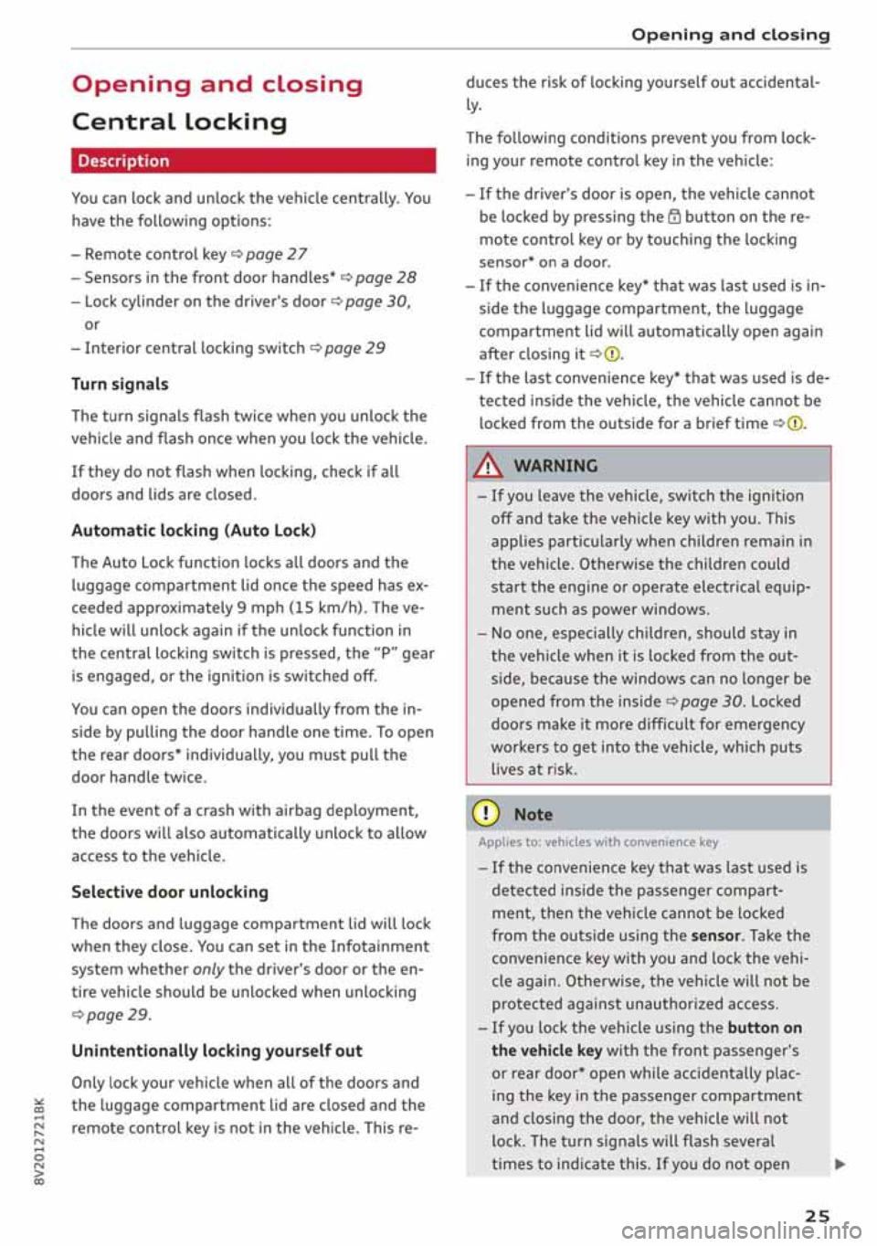 AUDI A3 SEDAN 2020  Owners Manual 