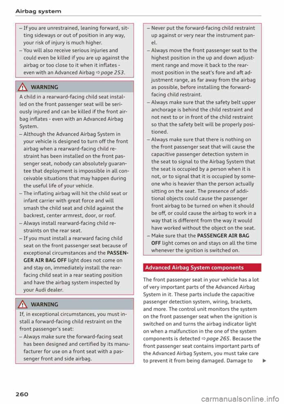 AUDI A3 SEDAN 2020  Owners Manual 