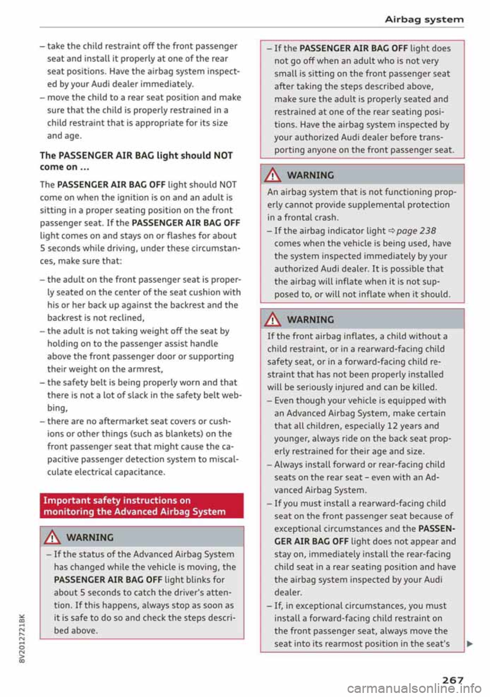 AUDI A3 SEDAN 2020  Owners Manual 