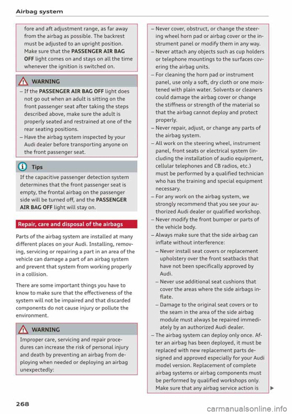 AUDI A3 SEDAN 2020  Owners Manual 