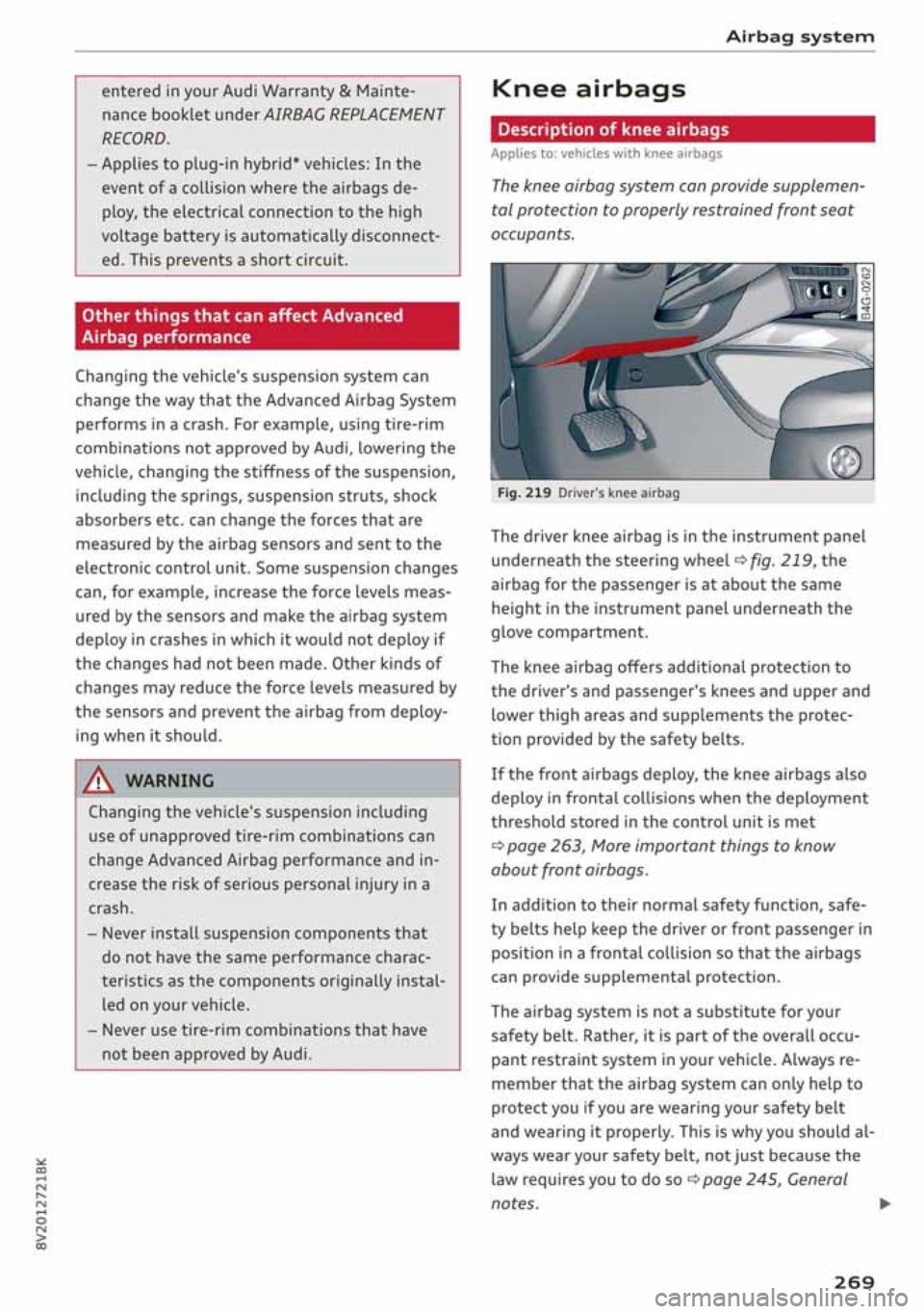 AUDI A3 SEDAN 2020  Owners Manual 