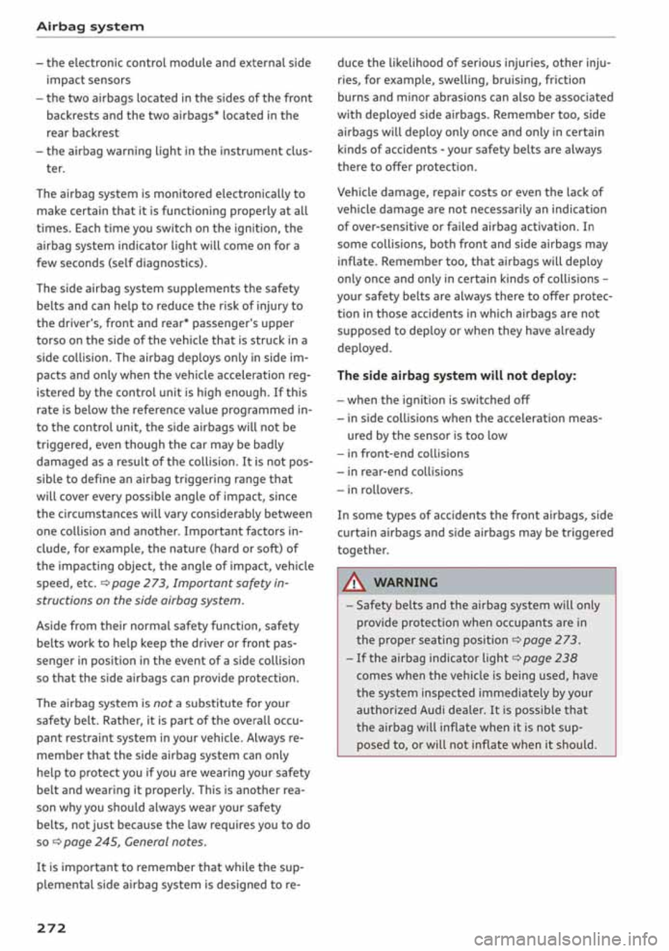 AUDI A3 SEDAN 2020  Owners Manual 
